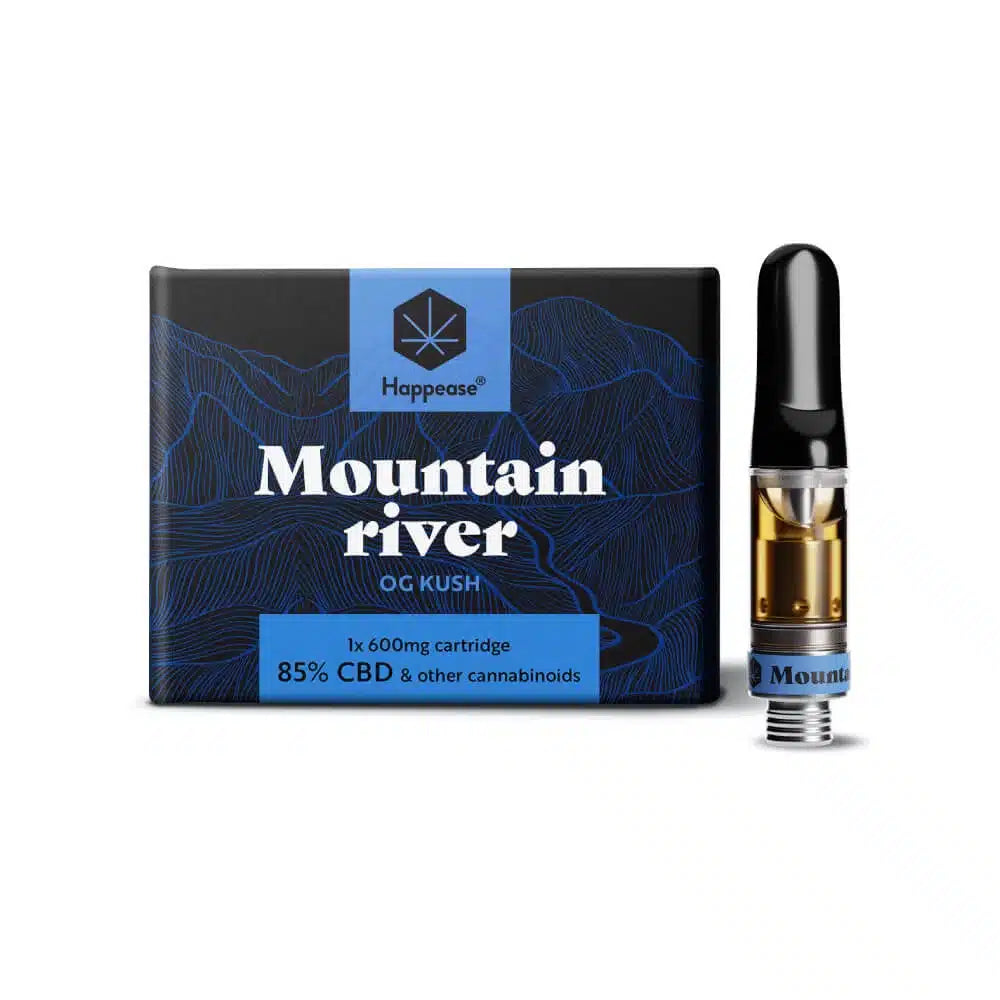 Cartouche "Happease" Mountain River 85% CBD (600mg)