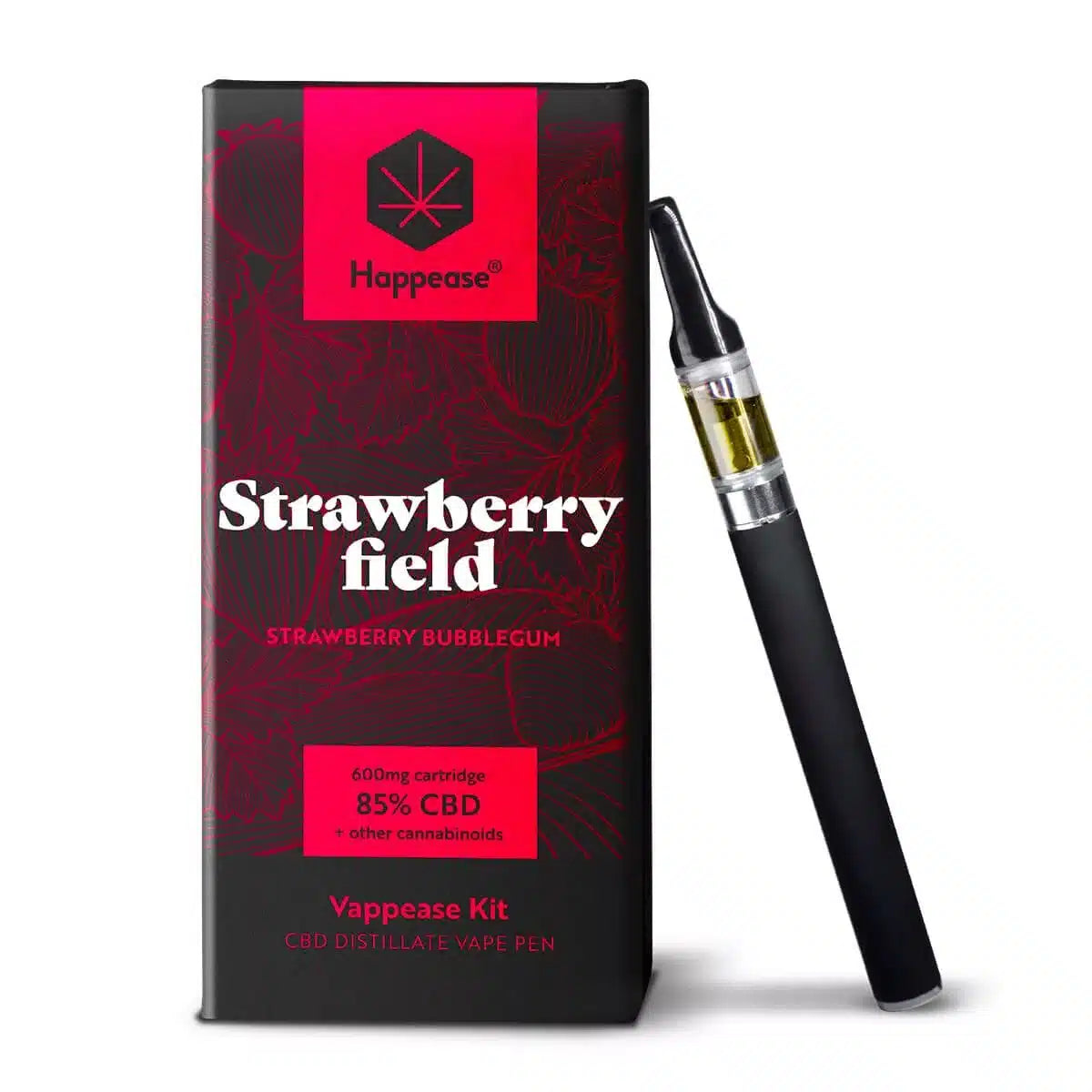 Vape Starter Kit "Happease" Strawberry Field 85% CBD