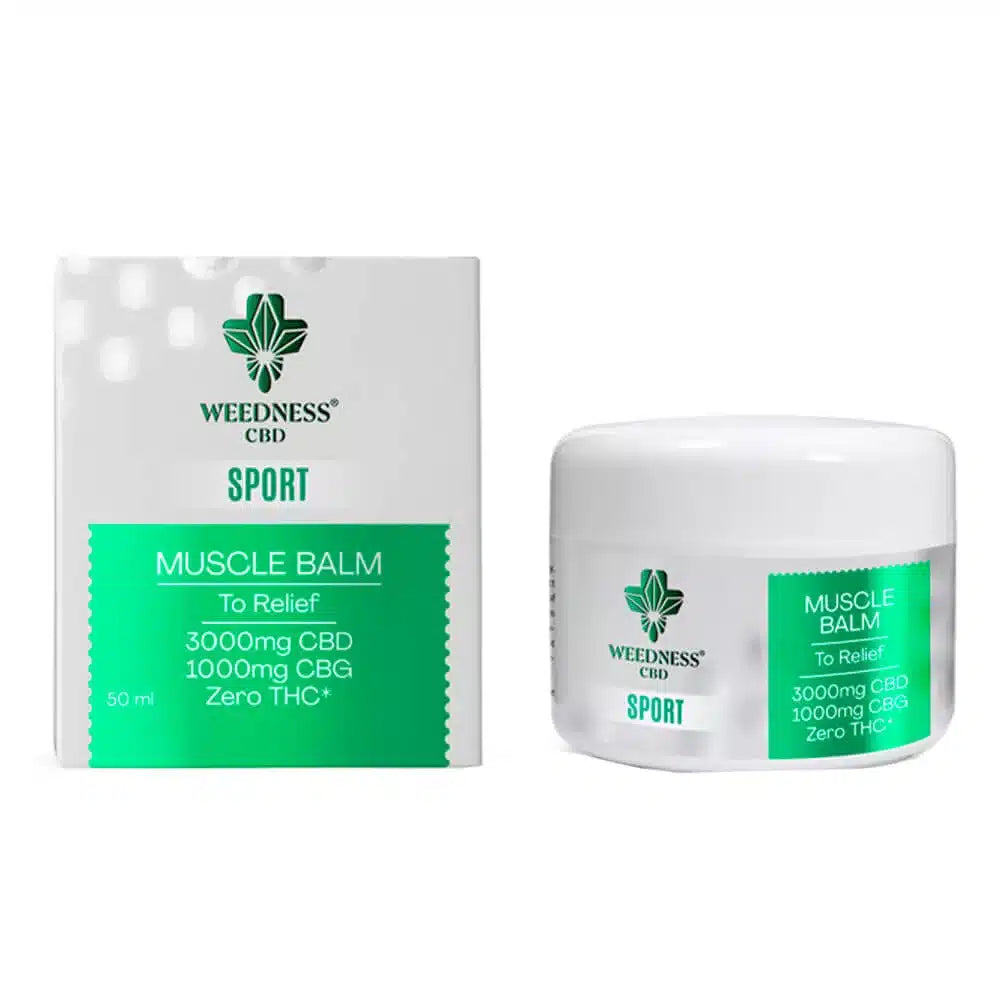 Sport Baume pour soulager les muscles 3000mg CBD et 1000mg CBG