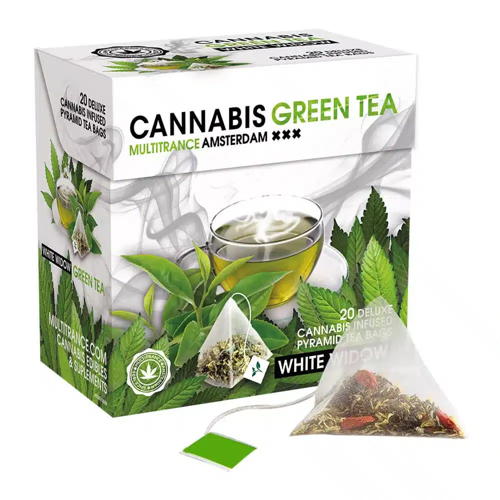 Thé "Cannabis Green" White Widow sans THC