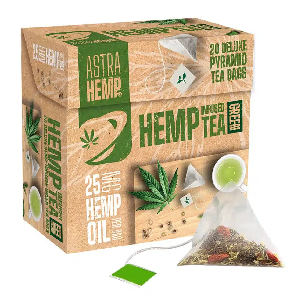 Thé vert "Astra Hemp" sans THC 25mg.